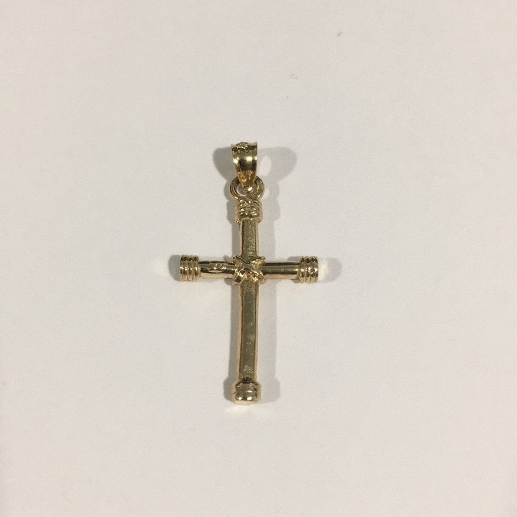 14k Yellow Gold Cross Pendant